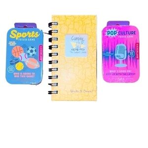 POP Culture & Sports Trivia~Campers Journal NEW